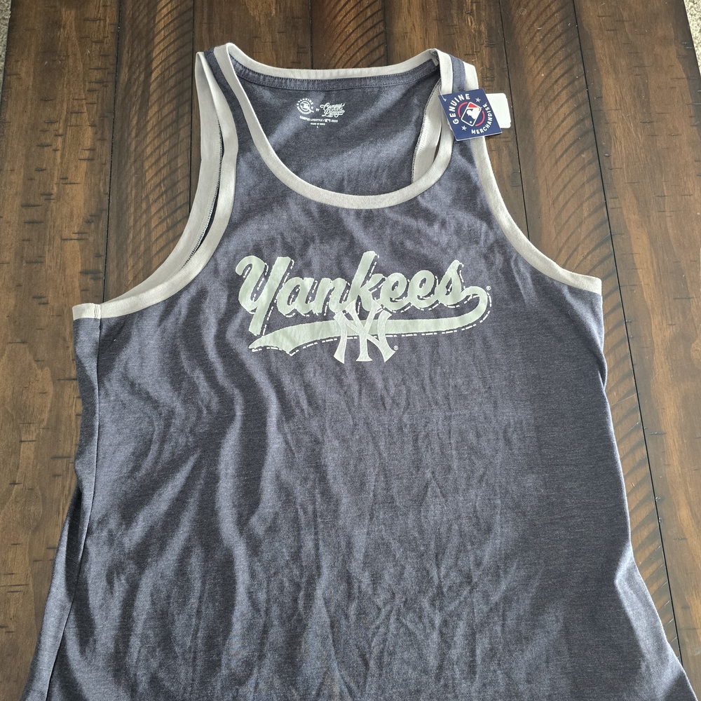 Yankees Gray Tank Top